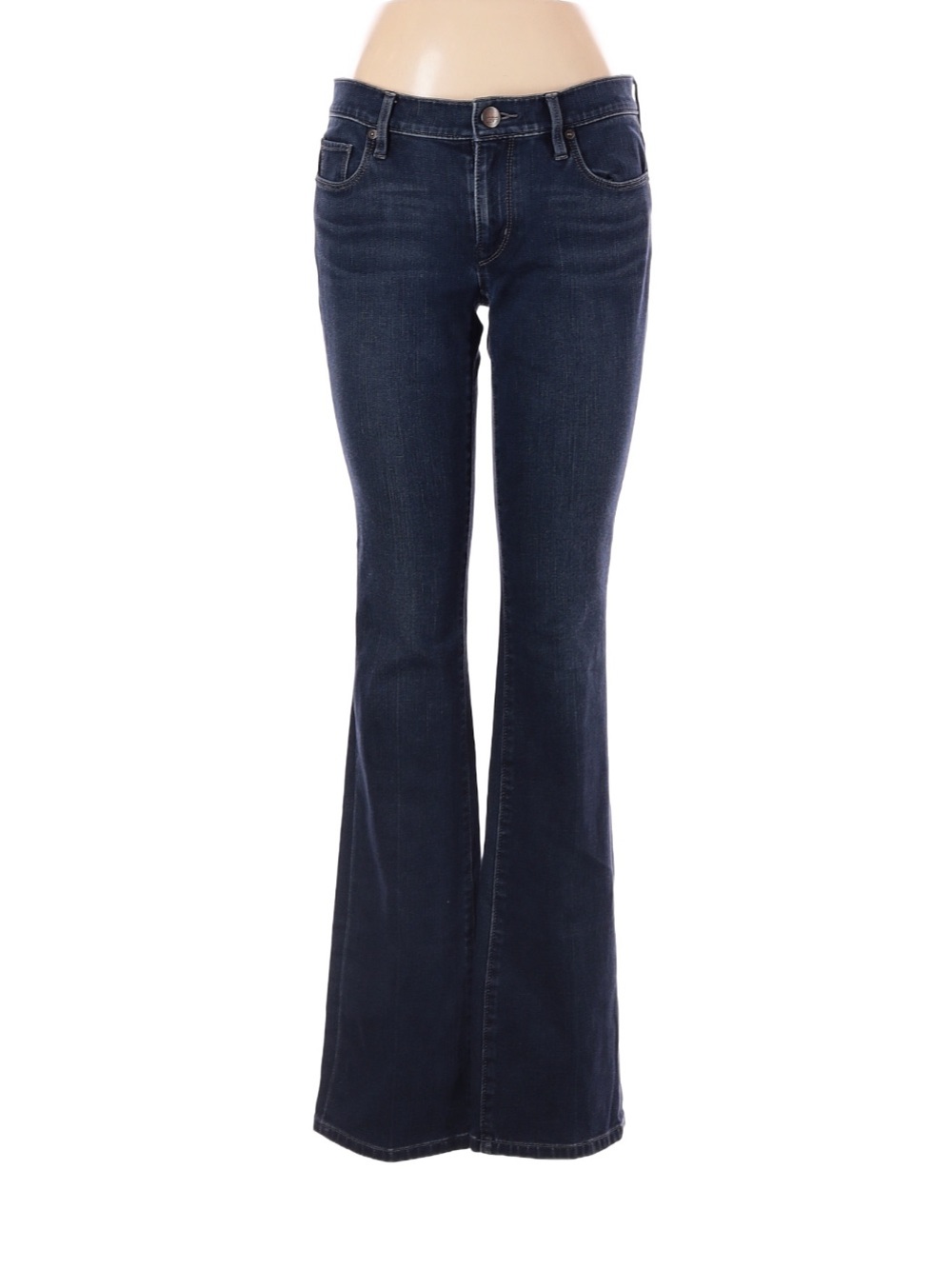LOFT Modern Sexy Boot Jeans Dark Wash Stretch Flare Denim 28/6